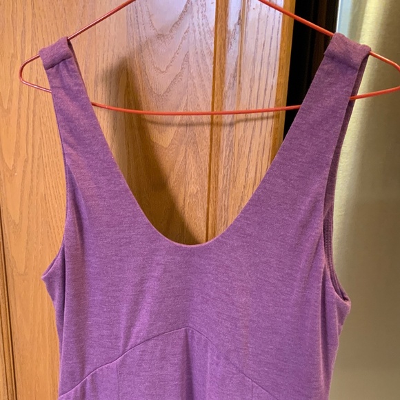 Halara U Neck Backless Split Flowy Maxi Casual Tank Dress - Picture 6 of 7